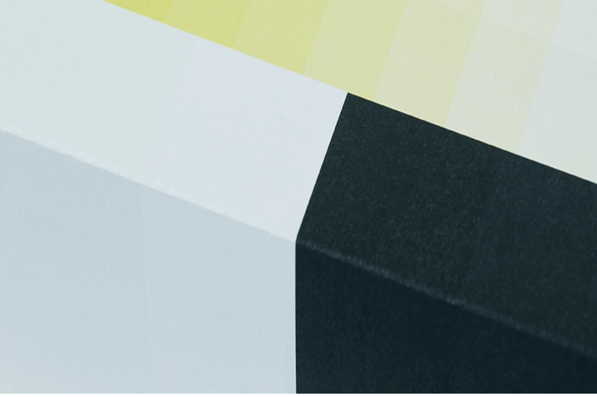 Abstract close-up of geometric color blocks