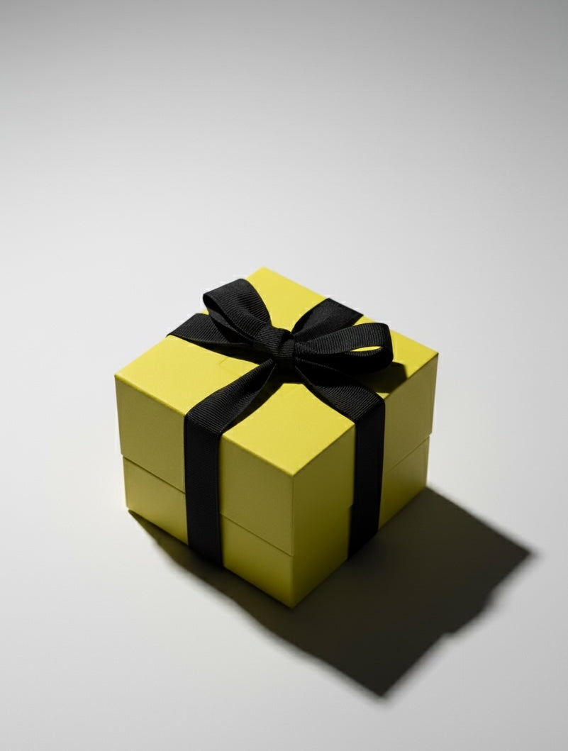 FacetsN gift packaging open